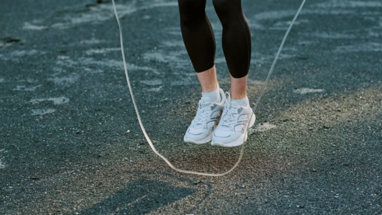 Weight loss program jumping rope