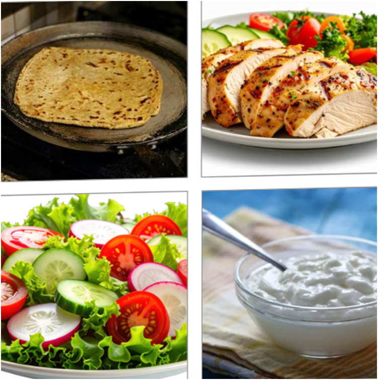 Diet plan for calories deficit image
