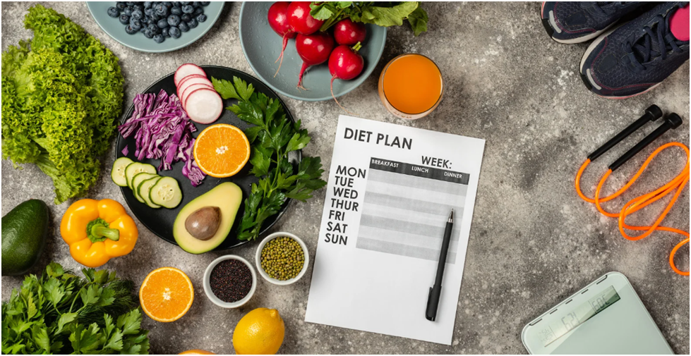 Weight loss diet plan image